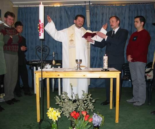 Easter vigil, 2003