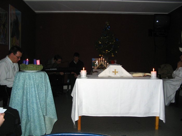 2004, Weihnachten  Wir sind am Advent